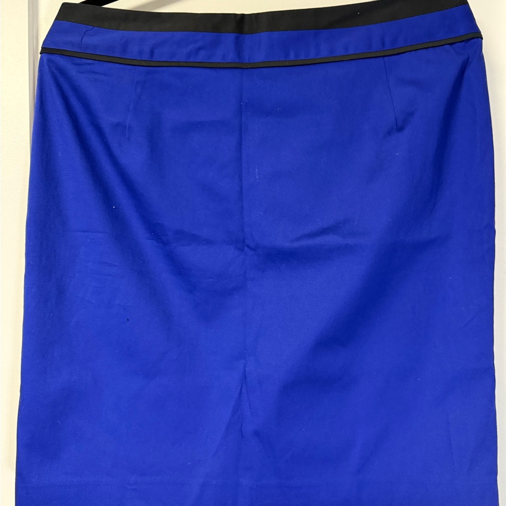 Mario Serrani Royal Blue Pencil Skirt